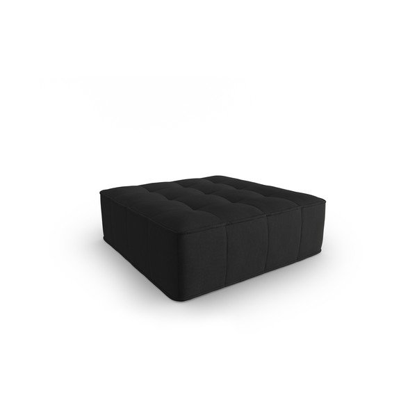 Černý taburet Mike – Micadoni Home-image-1
