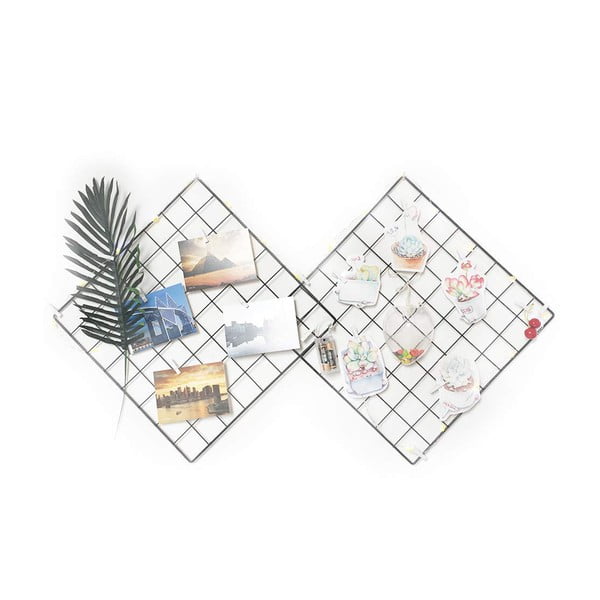 Černá kovová nástěnka Reminder, 60 x 60 cm-image-4