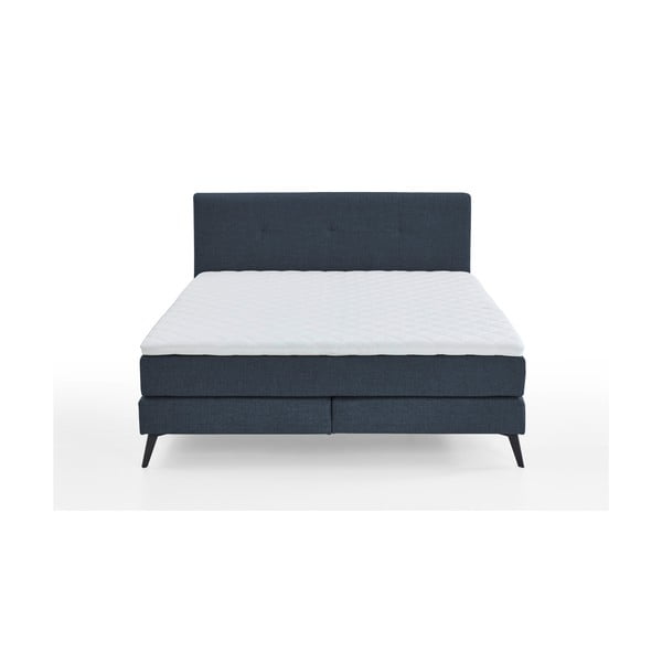 Tmavě modrá boxspring postel 180x200 cm ANCONA – Meise Möbel-image-3
