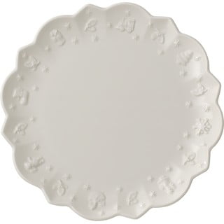 Bílý porcelánový talíř s vánočním motivem Villeroy & Boch, ø 23,3 cm