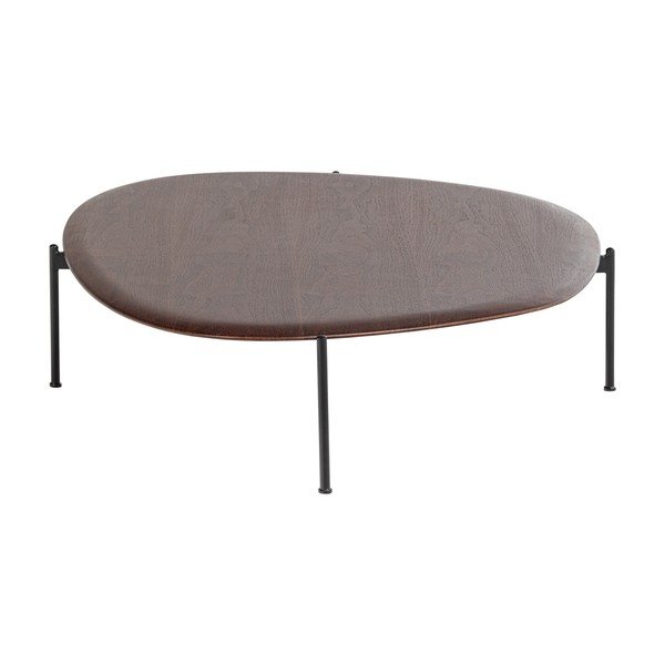 Konferenční stolek v tmavě přírodní barvě 97x121 cm Kota – WOOOD-image-4