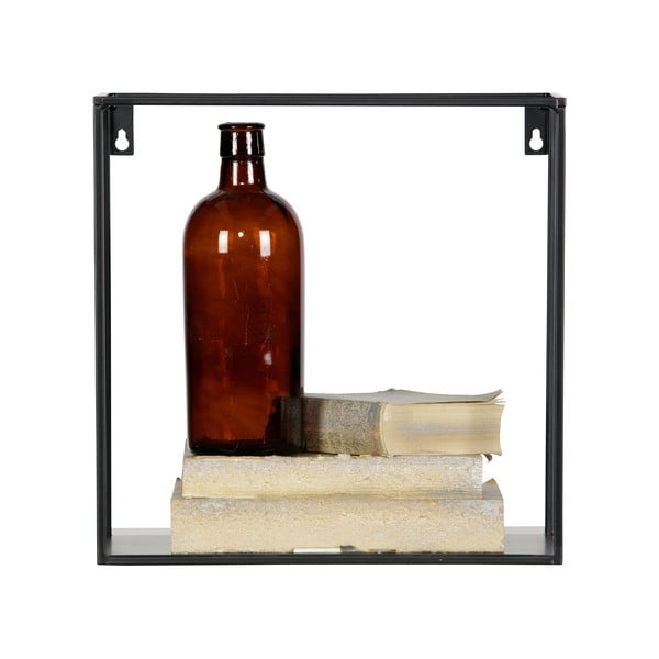 Sada 2 černých nástěnných polic WOOOD Meert-image-4