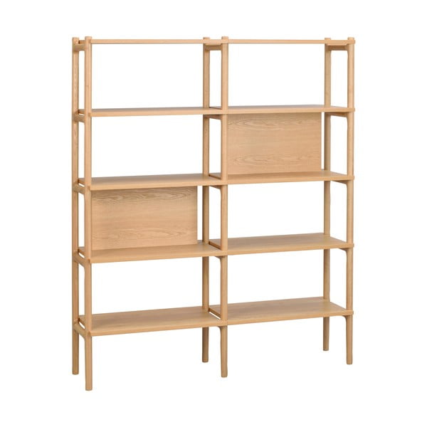 Knihovna v dekoru dubu 140x166 cm Holton - Rowico-image-2