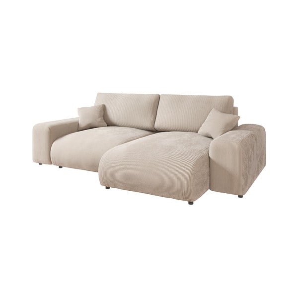 Béžová manšestrová rohová pohovka (variabilní) Justin – Ropez-image-2