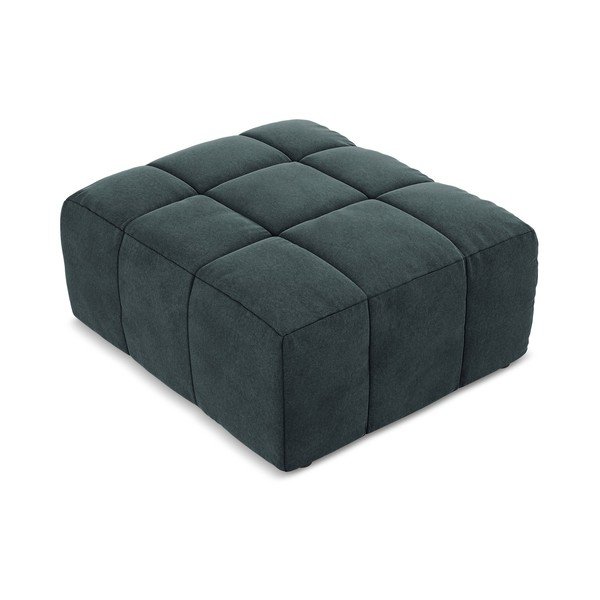 Modrá sametová podnožka Aloha – Makamii-image-2