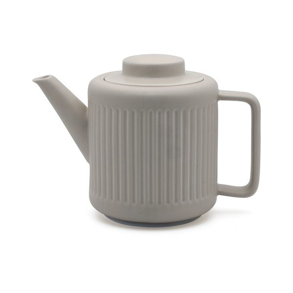 Šedá porcelánová konvice na čaj se sítkem 1,2 l Skagen – Bredemeijer