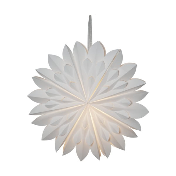 Bílá vánoční dekorace Star Trading Clipp, ø 60 cm