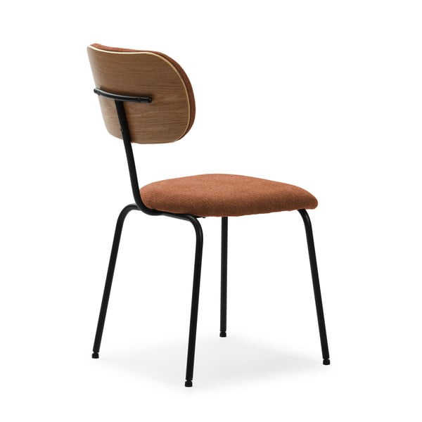 Jídelní židle v cihlové barvě v sadě 4 ks Dash – Marckeric-image-4