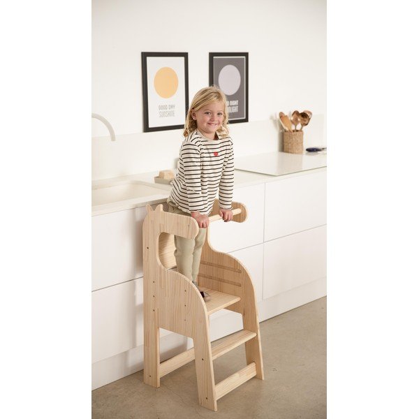 Dětská židle z masivní borovice Little Nice Things Giraffe-image-3