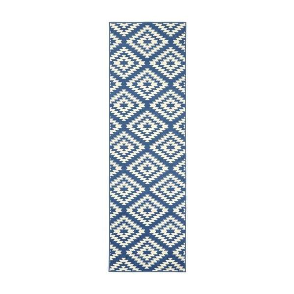 Modrý koberec běhoun 300x80 cm Nordic - Hanse Home
