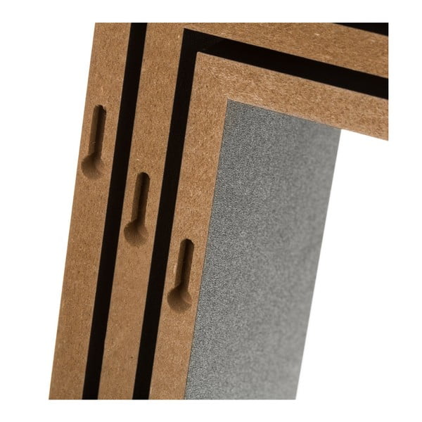 Černé police v sadě 3 ks – Casa Selección-image-1