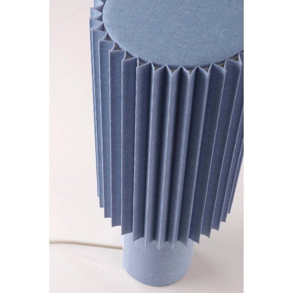 Modrá lněná stolní lampa (výška 45 cm) Harriet – Jotex-image-4