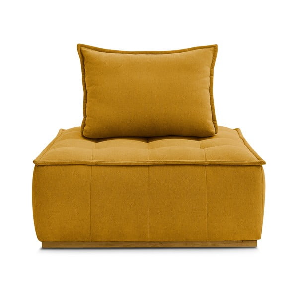 Žinylkové křeslo v hořčicové barvě Elisa – Bobochic Paris-image-3