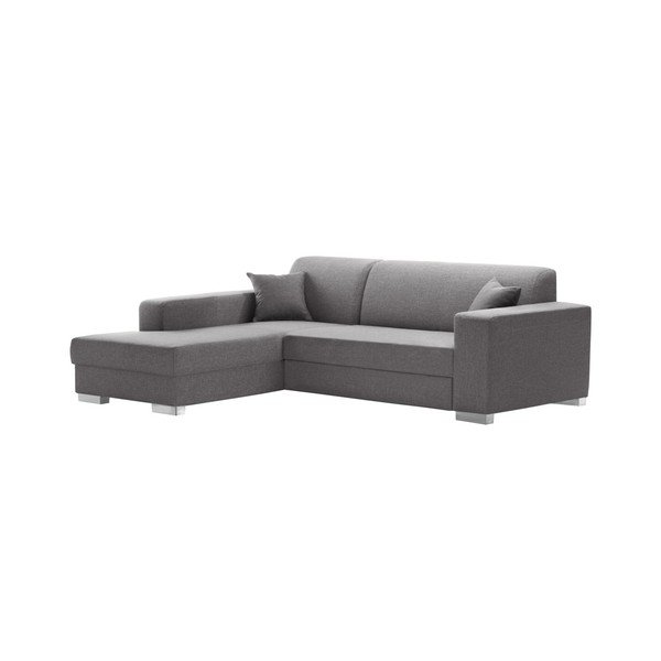 Tmavě šedá sedačka INTERIEUR DE FAMILLE PARIS Bijou, levý roh-image-1