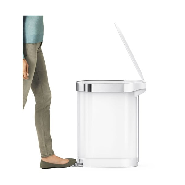Pedálový ocelový odpadkový koš 45 l - simplehuman-image-4