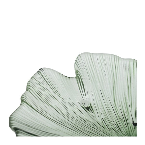 Skleněný dekorační tác 16x17 cm Gingko – Ixia-image-4