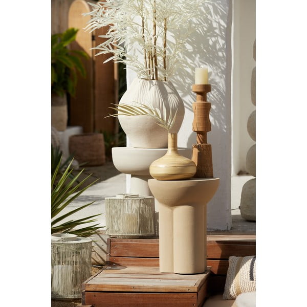 Kovový kulatý odkládací stolek ø 46 cm Mikola – Light & Living-image-1