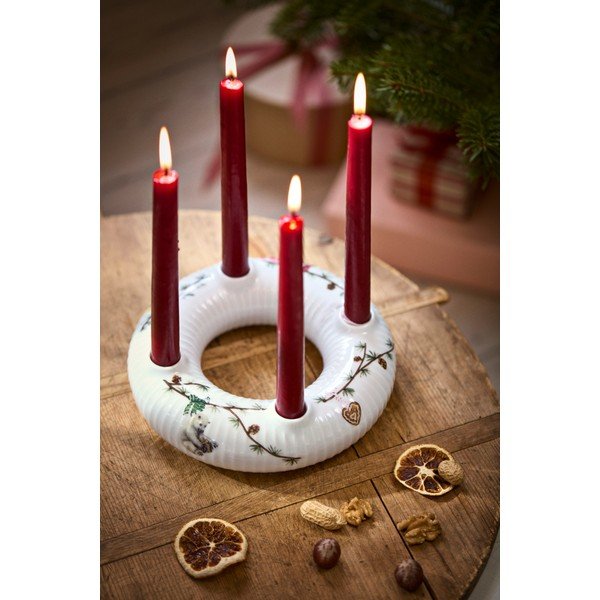 Porcelánový adventní svícen s vánočním motivem Hammershøi Christmas – Kähler Design-image-3