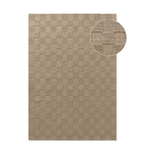 Hnědý ručně tkaný vlněný koberec 160x230 cm Scala – Villeroy&Boch