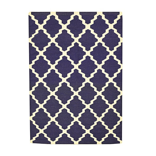 Ručně tkaný koberec Kilim Aar Blue, 160x230 cm