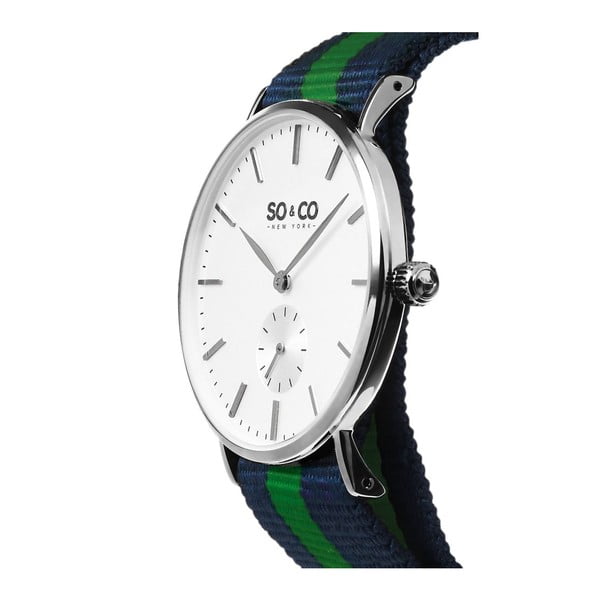 Pánské hodinky Madison Stripe Green/Blue-image-2