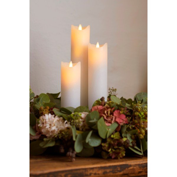 Bílá světelná dekorace na baterky ø 5 cm Sara Exclusive – Sirius-image-1