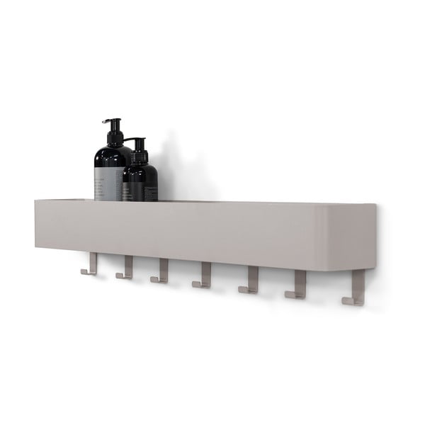 Taupe nástěnná ocelová koupelnová polička Multi – Spinder Design-image-2