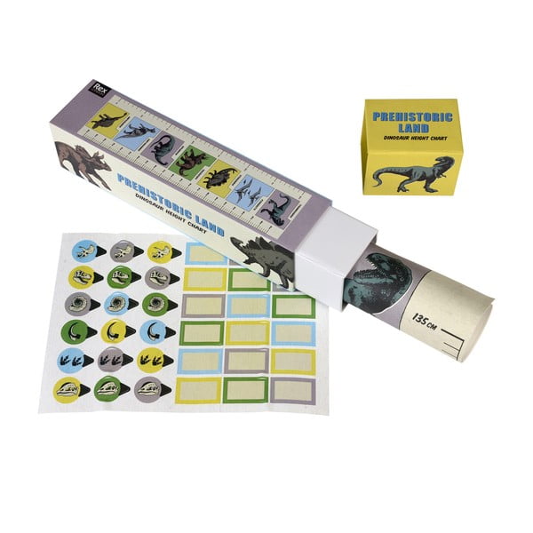 Dětský nástěnný metr Prehistoric Land – Rex London-image-1
