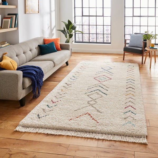 Krémový koberec 160x220 cm Boho – Think Rugs-image-2