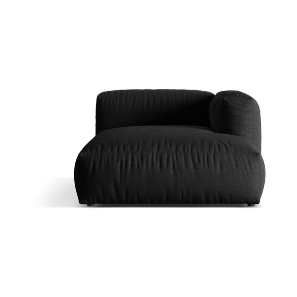 Černý modul pohovky (pravý roh) Martina – Micadoni Home