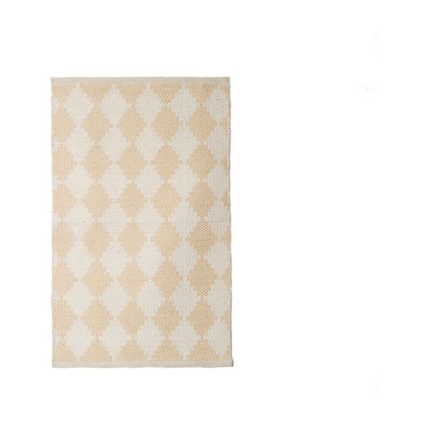 Béžový koberec TJ Serra Diamond, 60 x 90 cm