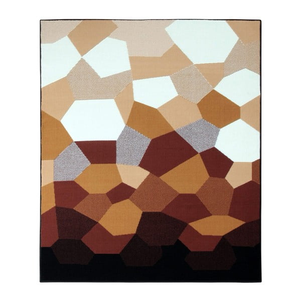 Karamelově hnědý koberec Prime Pile Abstract, 60x110 cm