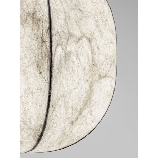 Bílé kovové závěsné svítidlo s textilním stínidlem ø 42 cm Pierida – Nova Luce-image-2