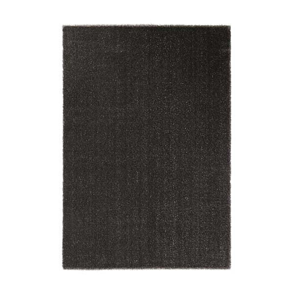 Antracitově šedý koberec Mint Rugs Glam, 80 x 150 cm