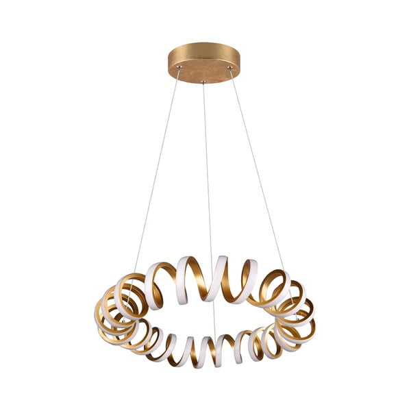 LED závěsné svítidlo ve zlaté barvě ø 55 cm Curl – Trio