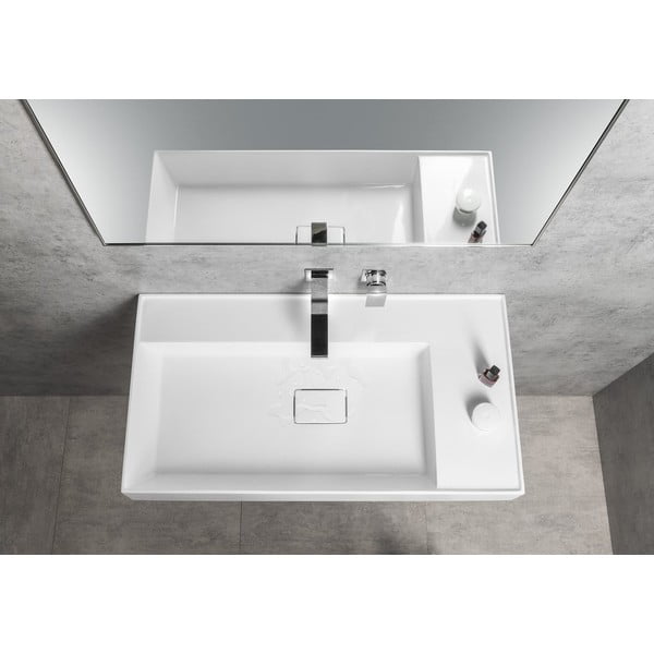 Podomítková umyvadlová baterie v leskle stříbrné barvě (1 výstup) Latus – Sapho-image-2