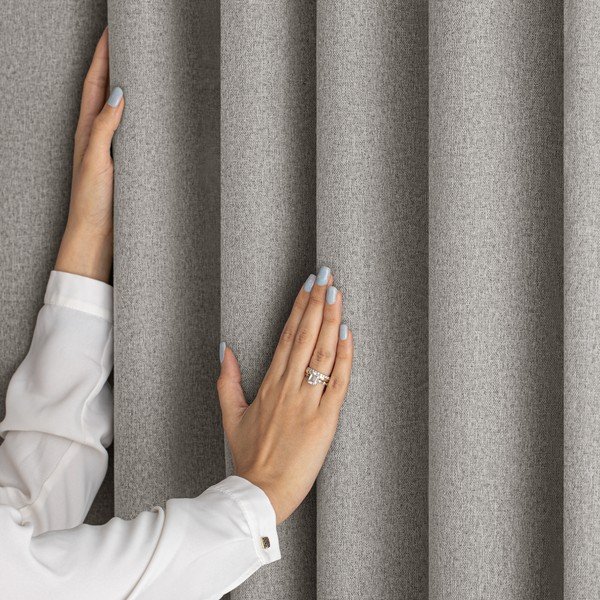 Taupe zatemňovací závěs 140x250 cm Corita – Restilo-image-3