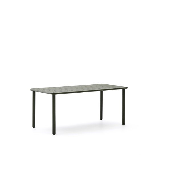 Ocelový zahradní jídelní stůl 90x180 cm Brai – Kave Home