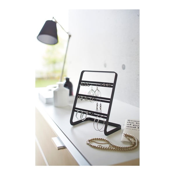 Černý stojánek na náušnice YAMAZAKI Tower-image-1