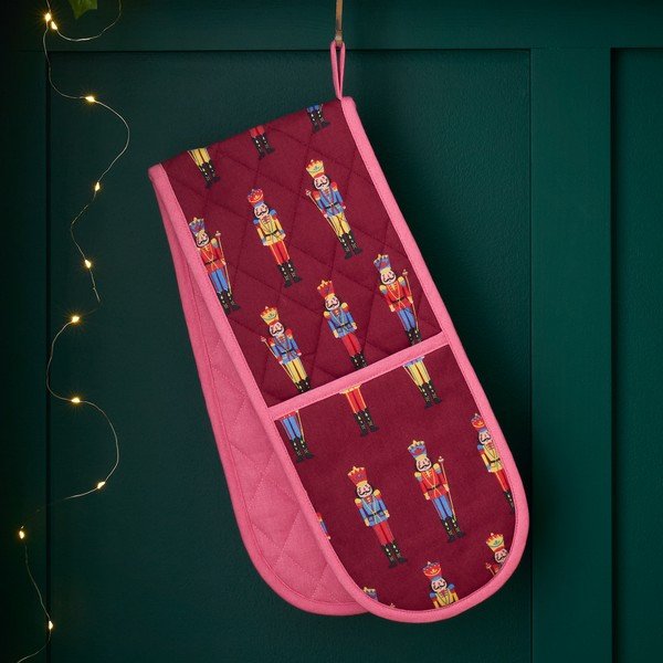 Bavlněná chňapka s vánočním motivem Christmas Nutcracker – Catherine Lansfield-image-1