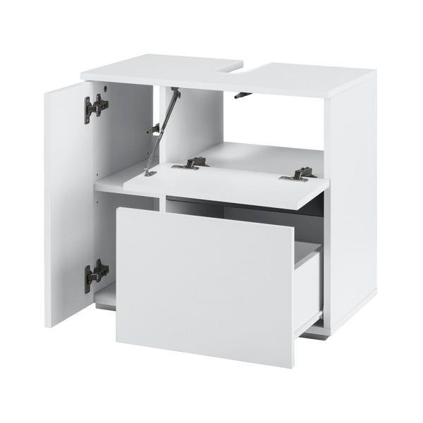 Bílá umyvadlová skříňka Støraa Wisla, 60 x 55 cm-image-2