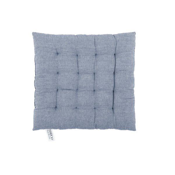 Modrý podsedák na židli Tiseco Home Studio, 40 x 40 cm-image-1