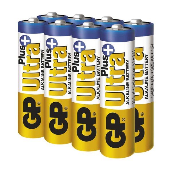 Sada 8 alkalických baterií EMOS GP Ultra Plus AA-image-2