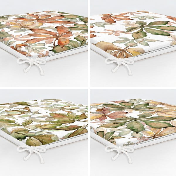 Podsedáky v sadě 4 ks 40x40 cm Autumn – Mila Home-image-2