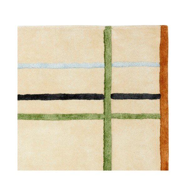 Béžový koberec s příměsí bavlny Hübsch Ester, 120 x 180 cm-image-2