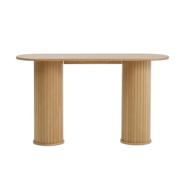 Konzolový stolek v přírodní barvě 40x130 cm Nola – Unique Furniture