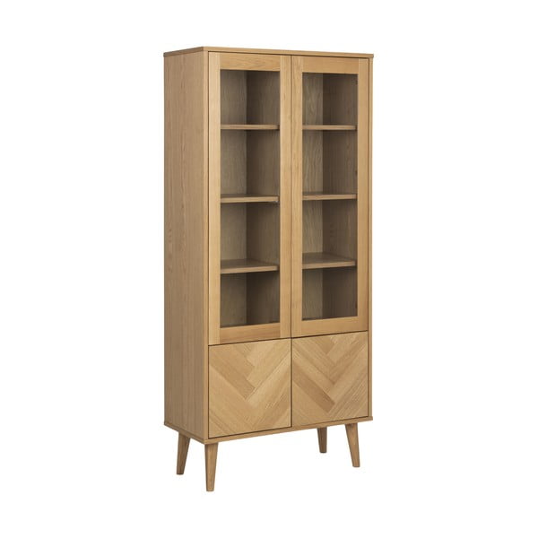 Vitrína v dekoru dubu 80x178 cm Nagano - Actona-image-2