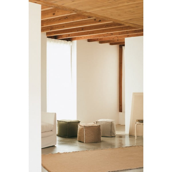 Okrově žlutý sedací vak Handloom – Lorena Canals-image-3