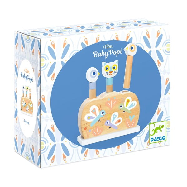 Dřevěná hračka s vyskakujícími zvířátky Djeco-image-1