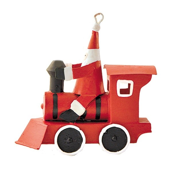 Vánoční dekorace G-Bork Santa in Red Train